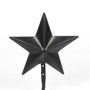 Black Star Toilet Paper Holder Metal MTRE0034 - The Fox Decor